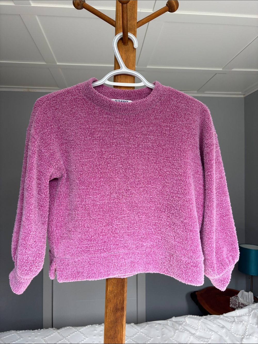 Old Navy Plush Pink Crewneck Sweater
